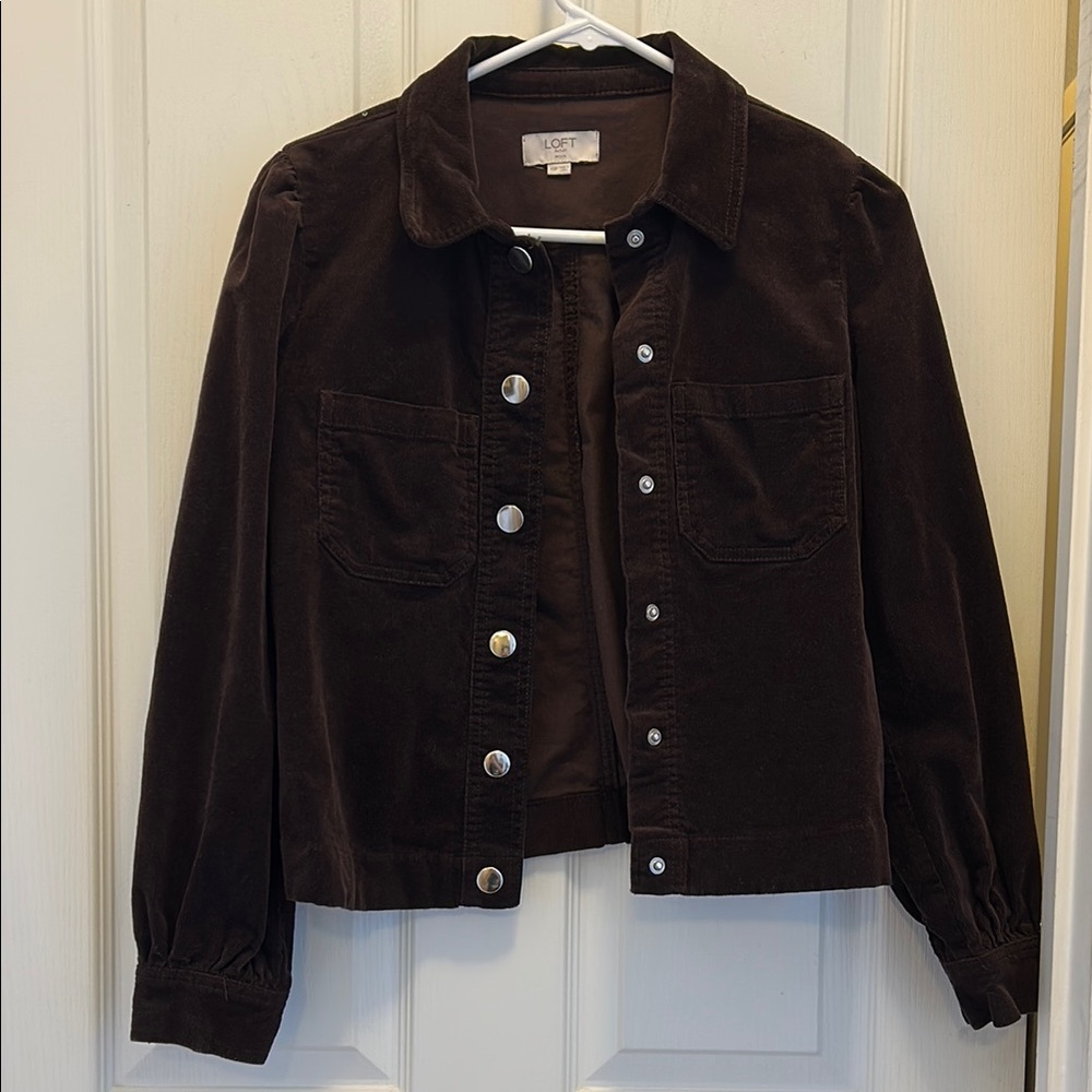 Loft Women's Brown Corduroy Jacket